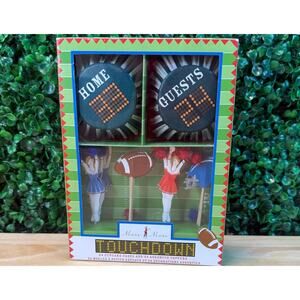 New Football Meri Meri Cupcake Liners Kit Cheerleader Football Players Game Day